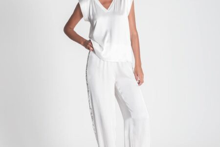 Blusa acetinada Ruga