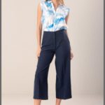 Blusa fluida estampada
