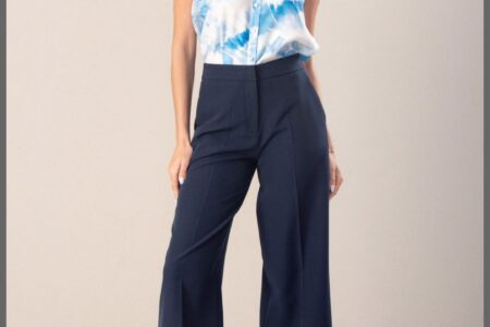 Blusa fluida estampada