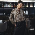 Bomber estampado animal