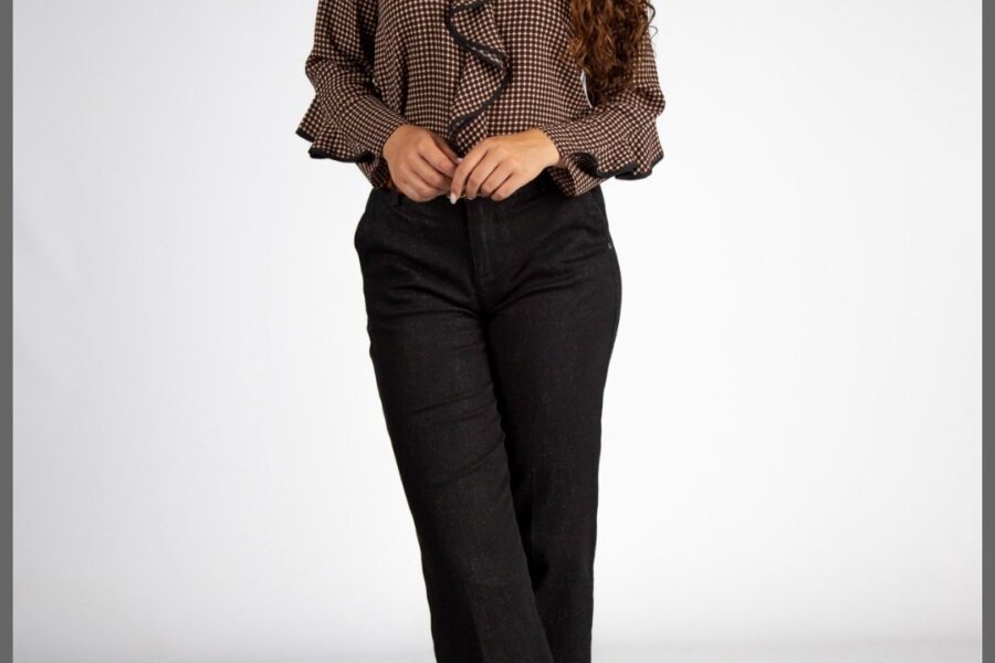 Pantalonas com purpurinas